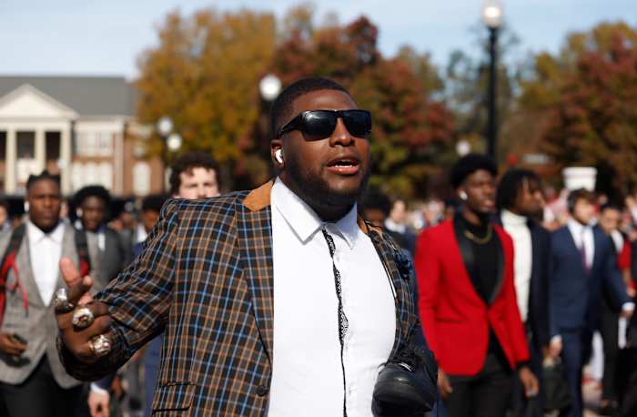 Phidarian Mathis on the Walk of Champions for a final time